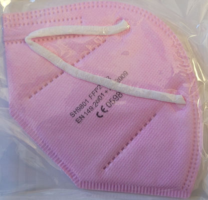 Bild von FFP2 Atemschutzmaske mit CE 0598 Farbe pink
